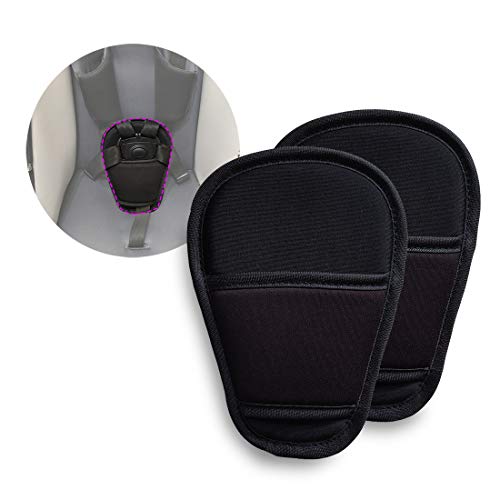 SeedFuture 2 Pieces Crotch Pads for Stollers, Black