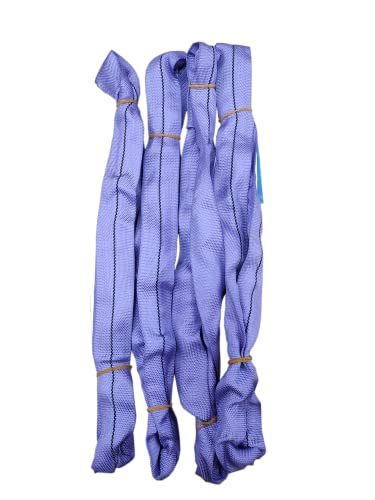 ALFA LOGISTIK® Enorm1492-2 Lot de 2, 4, 6 élingues rondes 1 m de circonférence Violet