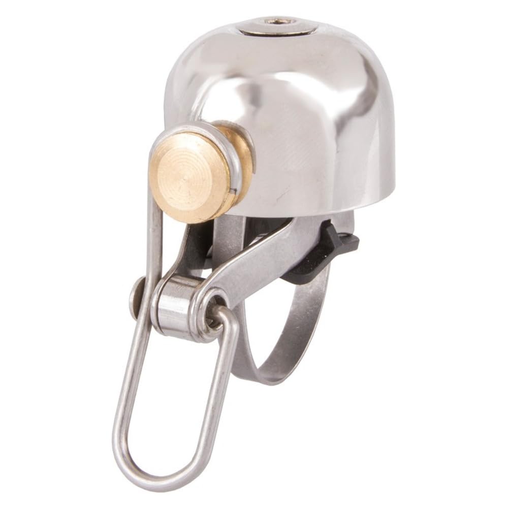 M-Wave Bella C-Yell Mini Bicycle Bell in Silver
