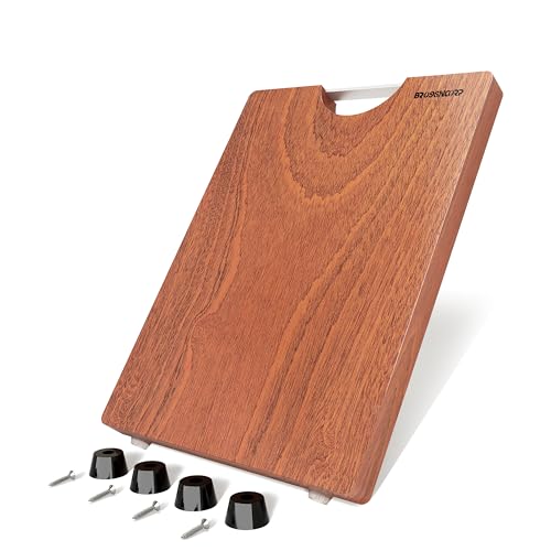 Brosisincorp Solid Sapele Wood Cutting Board - Medium...