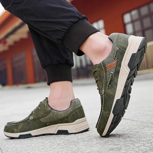 Men's Casual Boat Shoes, Stylish Outdoor Footwear - Ideal for Weekend Outings, Street Strolls & Daily Commute4