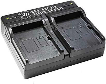 BM Premium Dual Battery Charger for Olympus OM-D E-M1 Mark II Camera image 5