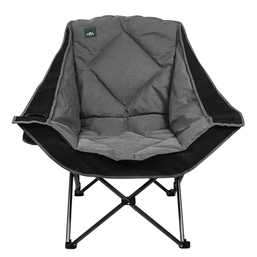 Northroad Butaco Plegable para Camping, Silla Portable Sobredimensionada con Porta Vasos y Respaldo Acolchonado, Capacidad 300 LBS para Exterior miniatura 1