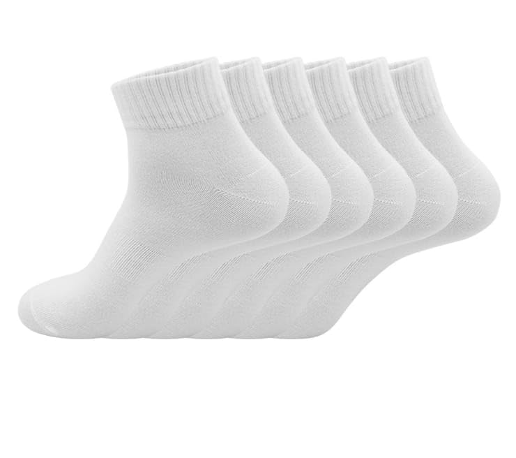 SAP Enterprise II Pack Of 1 Comfortable Cotton Cushioned Ankle Low Cut Socks for Men Women Non Slip and Breathable for Running Socks.(white)