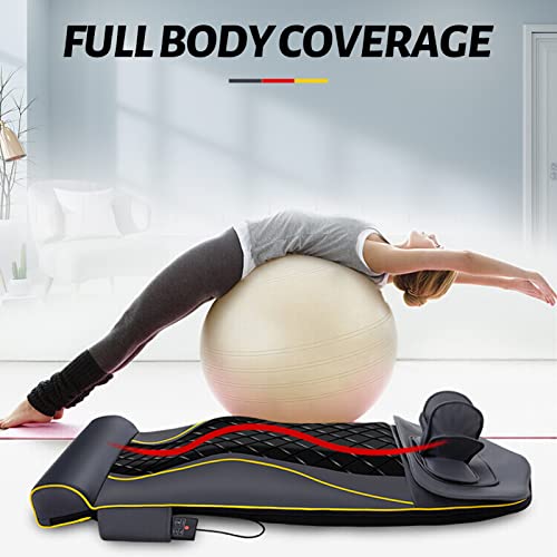 Cloris Back Strercher 4 Stretching Programs For Physiotherapy At Home, Back Stretching Electric Mat For Full Body & Back Relaxation, 3 Adjustable Intensities Yoga Stretching Mat #TOP1