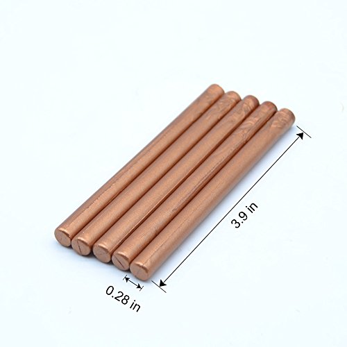 Noble Golden Color Rod Glue Gun Sealing Wax Sticks For Stamp Sealing Wax Stick Pack Of 16 #TOP4