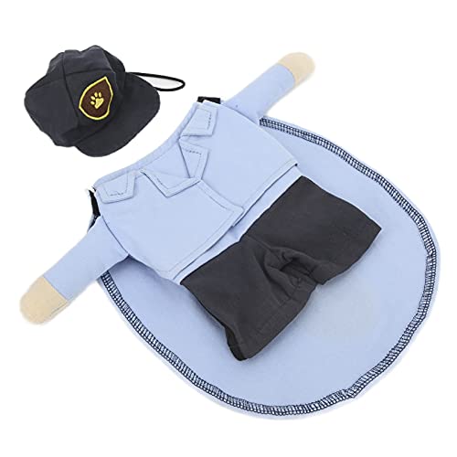 Disfraz de cartero para perros y gatos, talla M miniatura 6