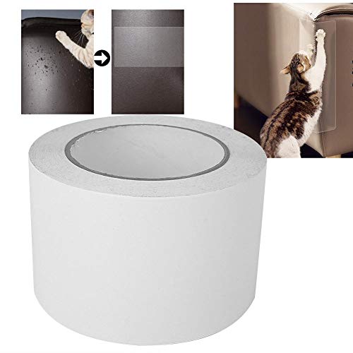TOPINCN Cat Scratch Protectors, Self Adhesive Pet Couch Protector Clear Pet Furniture Guard Door Protector Tape for Upholstery Wall Mattress Car Seats