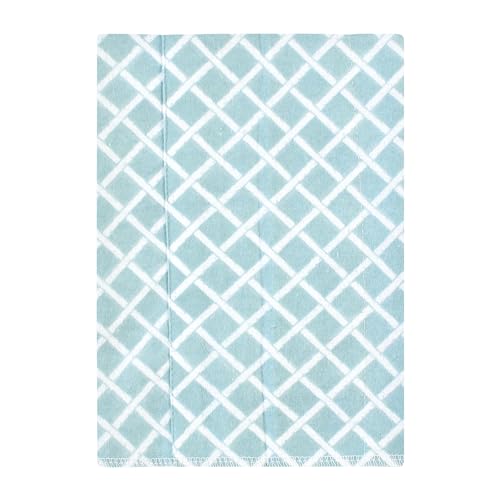 Image of Hudson Baby Unisex Baby Cotton Poly Flannel Burp Cloths, Hummingbird Garden 4 Pack, One Size