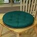 Zoomlie Lot de 2/4/8 coussins de siège ronds pour chaises de salle à manger 45 x 45 cm - Pour jardin, cuisine, bureau, intérieur et extérieur - Antidérapants et non déformables