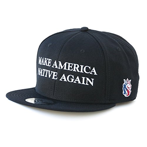 OGABEL Men's Make America Native Again Snapback (Black)