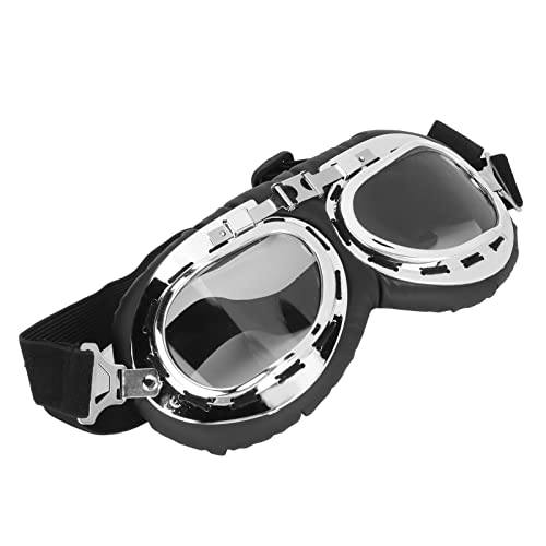 Image of Dog Goggles for Medium and Large Dogs Adjustable Elastic Strap UV Protection Pet Sunglasses with Folding Frame for Outdoor Use