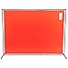 Jackson Safety Welding Screen and Frame Combo Kit -Includes Welding Curtain, Fame, Brackets, and Lacing Ties (Multiple Sizes and Colors), 6' x 8'