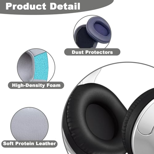 UOWGA Coussinets de rechange pour casque Skullcandy Crusher Wireless/Evo/ANC Hesh 3/EVO/ANC pour casque Skullcandy Venue Wireless ANC (bordeaux)