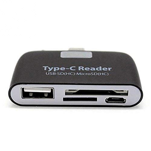 Image of USB 3.1 Micro USB OTG Card Reader Micro USB Male to USB 3.0 OTG TF SD MS Female Adapter for OTG Phone (Black)