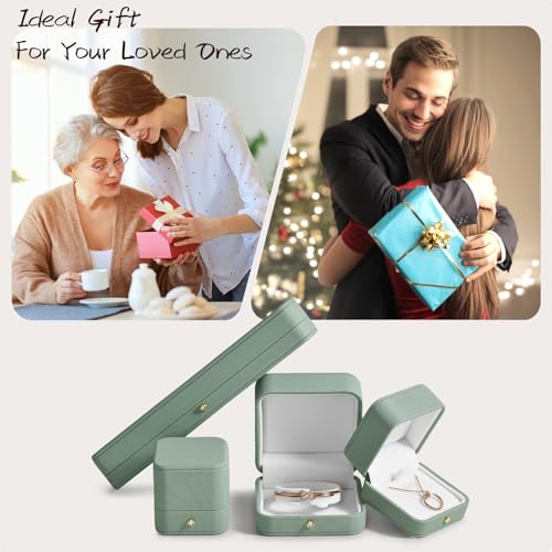 Gorgeous Bracelet Gift Box Bracelet Holder Velvet Bracelet Display Box Bracelet Boxes Small Jewelry Gift Box Bracelet Jewelry Box Velvet Interior Bangle Bracelet Storage (Green)