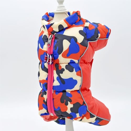 Chaqueta impermeable para perro con forro acolchado de invierno 4