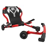 EzyRoller Classic X Go Kart Drift Trike para niños de 4 a 14 años | Triciclo Gokart hasta 70 kg | Vehículos Infantiles para Exteriores 1 Plaza, Capacidad de Carga hasta 70 kg (Rojo)