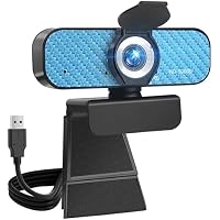 VDOR 1080P Webcam with Microphone Noise Cancellation