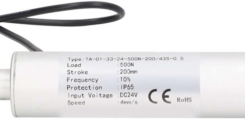 Electric Actuator 200mm Stroke Linear Motion Actuator for Electric Lifting Equipment - (Speed(RPM): DC24V)