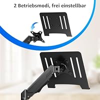 MOUNTUP 2 in 1 Monitor Halterung mit Laptopablage für Laptop & Monitor – Ansicht 9