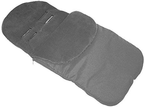 FOOTMUFF Universal Baby Cosy Toes Fit All Pushchair Buggy Car Seat Plain Colour_Grey