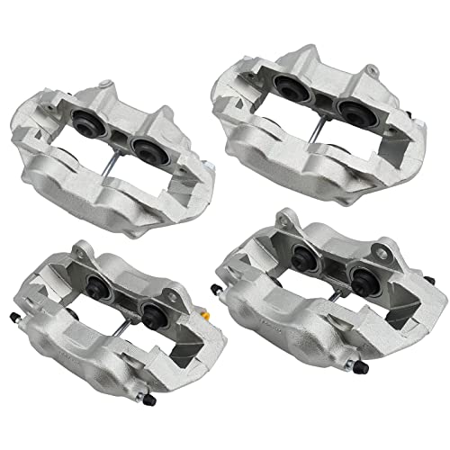 IRONTEK Front & Rear Left & Right Side New Brake Caliper 187016+187017+187019+187020 for 1965-1967&1969-1982 for Chevrolet Corvette for Chevy Corvette Front/Rear Driver & Passenger Disc Caliper 4PCs
