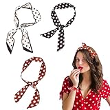 Accessoire rockabilly polyvalent Associez le serre-tête rouge et noir avec nœud (le cas échéant) à un jean, une robe ou un t-shirt. Ce lot de 3 offre des possibilités de style infinies et complète votre look en un clin d'œil.