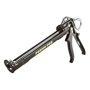 Everbuild Power Pro Heavy Duty Applicator Gun | Patroonkits, afdichtingsmiddelen, lijmen – Professionele Heavy Duty Applicator, Geschikt voor producten met hoge viscositeit – 310ml – Zwart