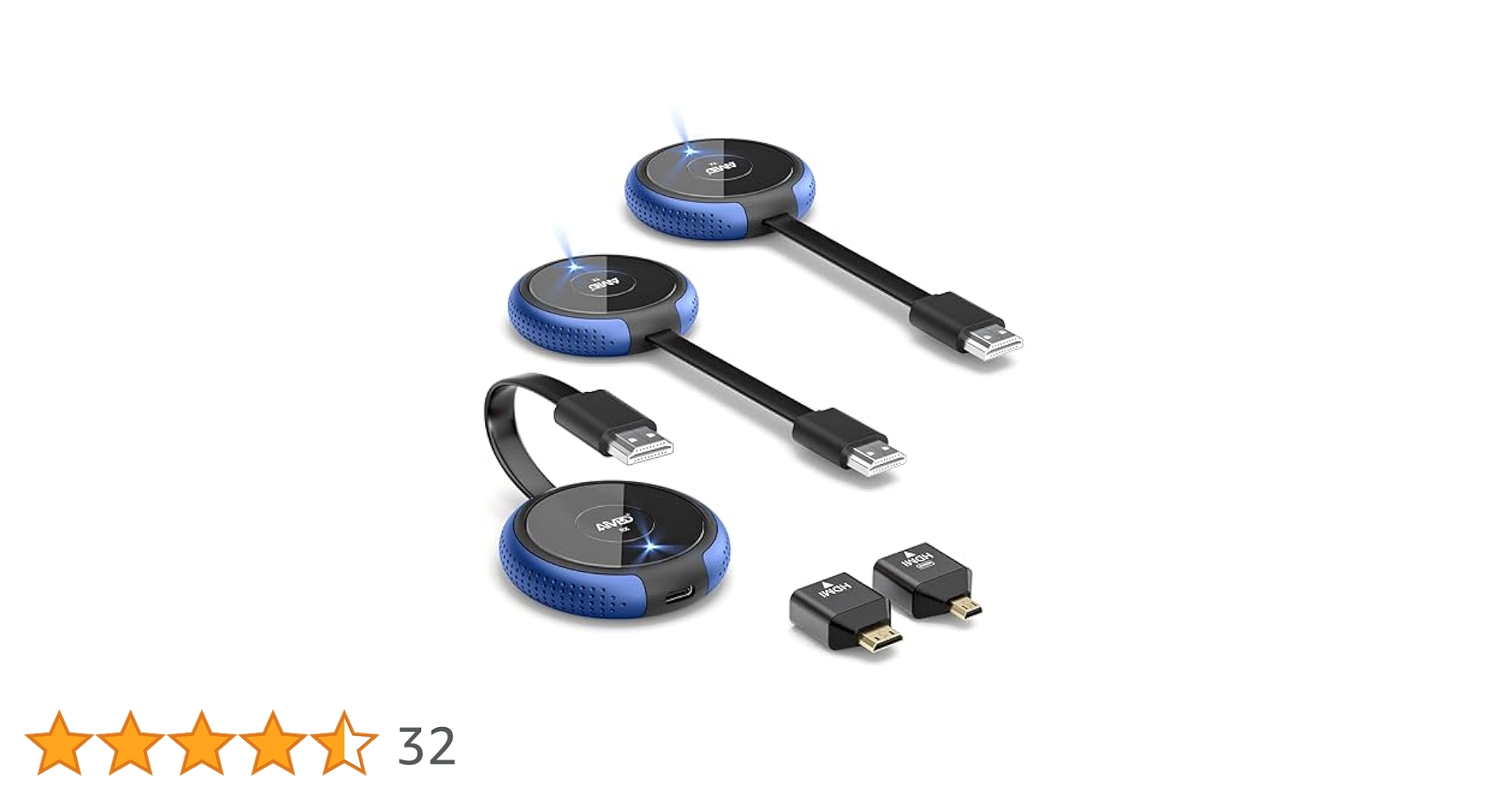 AIMIBO ワイヤレスHDMI 受送信機 TX＋2RXセット マルチキャスト Amazon | HDMI ワイヤレス 送受信機セット AIMIBO hdmi 無線化