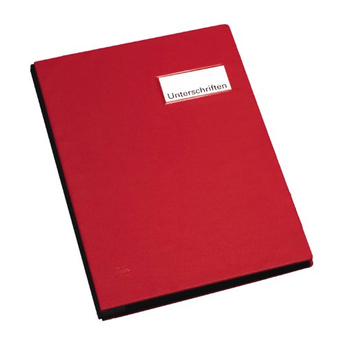 Preisvergleich Produktbild ELBA Unterschriftenmappe A4, 20 Fächer aus Karton, rot