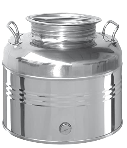 BIN BARIL CONTAINER INOX pour l'huile de LT 'OLIVARI'. 15.