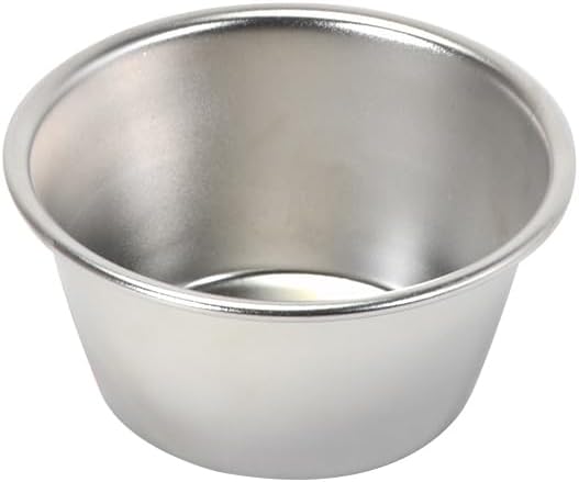 Pearl Metal DA-59 Muffin Pudding Cup, Size M, Product Size (Approx.): Outer Diameter 2.8 x Height 1.4 inches (70 x 35 mm), Stainless Steel Making Sweets