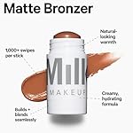 Milk Makeup Matte Bronzer – Buildable Cream Bronzer Stick with Mango Butter + Apricot Oil – Hydrating, Multi-Use Formula for a Sunkissed Glow – Baked, 0.19 oz - Image 5