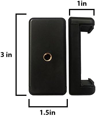 Miniatura 5 de Acuva r - Soportes universales para trípode con doble punto de montaje para iPhone, Android y todos los teléfonos inteligentes de hasta 3.5 pulgadas
