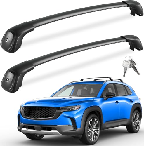 FengYu Lockable Roof Rack Cross Bars 260lbs Compatible with Mazda CX-50 & CX50 Hybrid 2023 2024 2025...