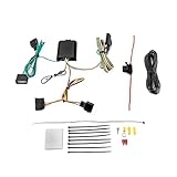 Wsays Vehicle-Side 4-Pin Trailer Wiring Harness Compatible with Ford Edge 07-10 Escape 08-12 Freestar 04-07, Fit Lincoln MKX 07-10, Fit Mazda Tribute 08-11, Fit Mercury Mariner 05-11 Plug & Play Kit