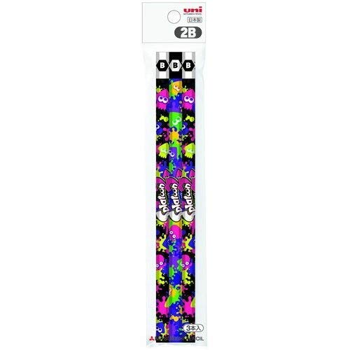 Amazon | 【三菱鉛筆】スプラトゥーン2 鉛筆 ナノダイヤ芯搭載 3
