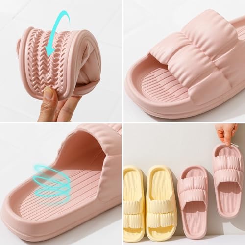 Shower Slippers Summer Outdoors Beach Sandals Indoor Home Bathroom Slippers Non Slip Lightweight Breathable Shoes Cool Slippers for Women Men House Shoes4