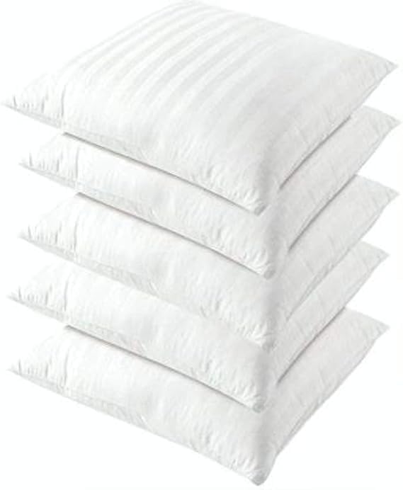 Image of Hotel Quality Premium Fibre Cushions | Cushion 16 inch x 16 inch | Pillow,Cushion,Cushions for, Cushion Pillow,Pillow,Cushions for Bed (White, 1)