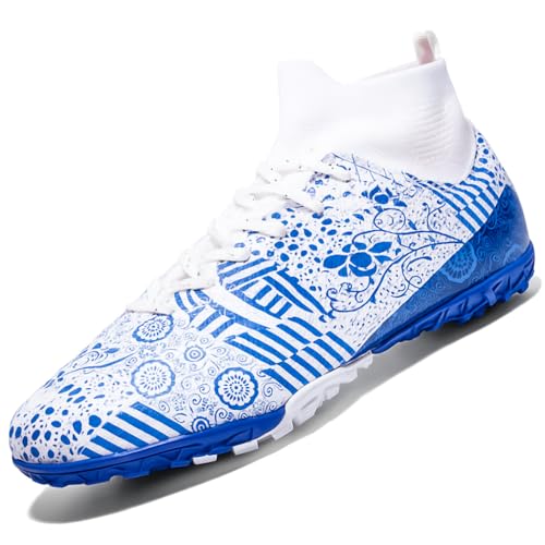 VTASQ Fußballschuhe Herren High Top TF Kunstrasen Fussballschuhe Kinder...