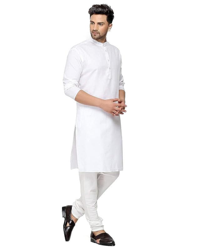 Image of GOLAZO Men's Cotton Kurta Pyjama Set Combo - Pack of 2 | Traditional Ethnic Wear for Festivals & Celebrations