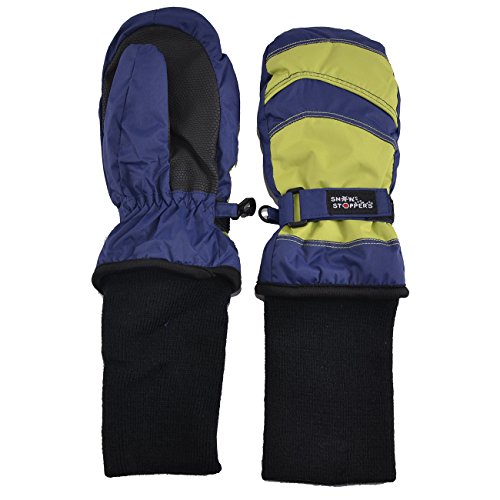 SnowStoppers Kids Waterproof Long Cuff Winter Mittens2