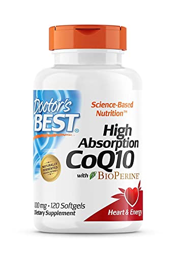 Image of Doctor Best High Absorption CoQ10 with BioPerine 100 mg 120 Softgels