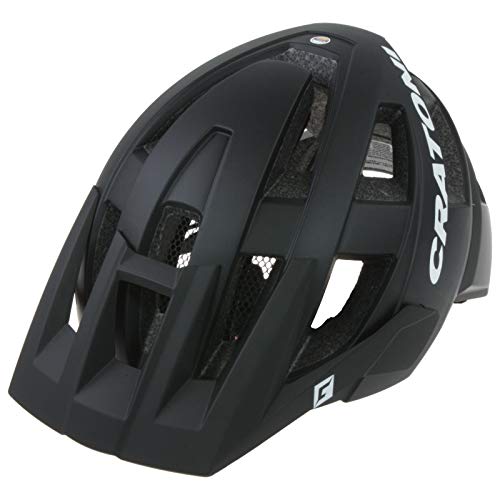 Cratoni Kinder AllSet Fahrradhelm, Black Matt, M-L