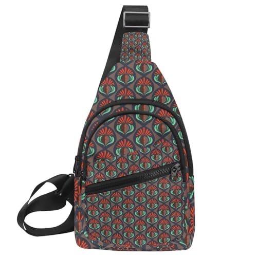 Sac à bandoulière motif paon idéal pour le travail le shopping et la randonnée