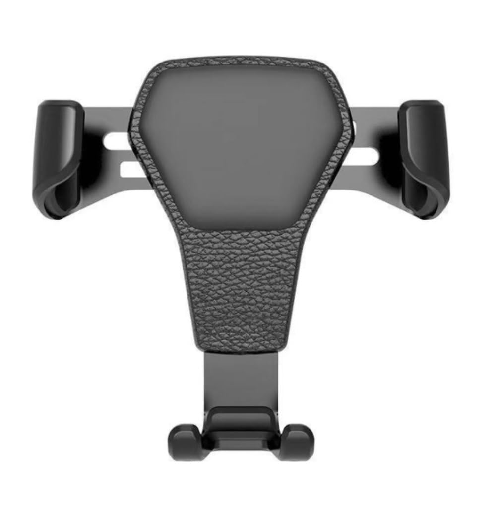 Robusto Soporte Movil Coche Soporte para teléfono móvil para Coche, instalación de Clip para Aire Acondicionado, Soporte GPS para para Plegable Duradero(Black)