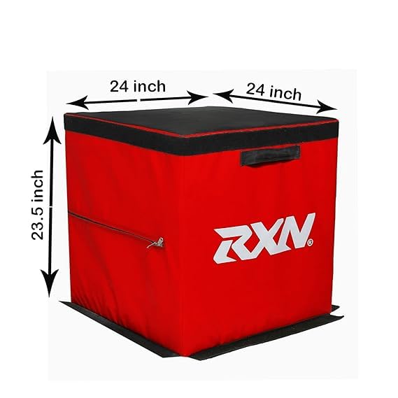 Image of RXN Soft Plyo Box for Fitness & Plyometric Training | Soft Jump Box for Men & Women | Slip-Resistant Foam Plyometric Box | Gym, Cross Training & Agility Workouts