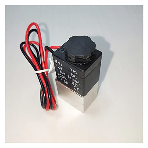 Válvula solenoide de 2 vías normalmente abierta de 1/8" para aire y agua 4