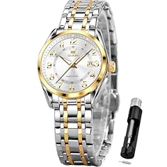 womens gold white watch